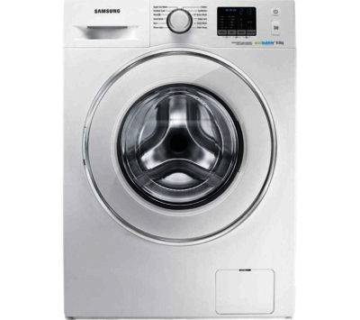 SAMSUNG  ecobubble WF80F5E2W4W Washing Machine - White